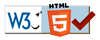 HTML5 Valid. W3.org